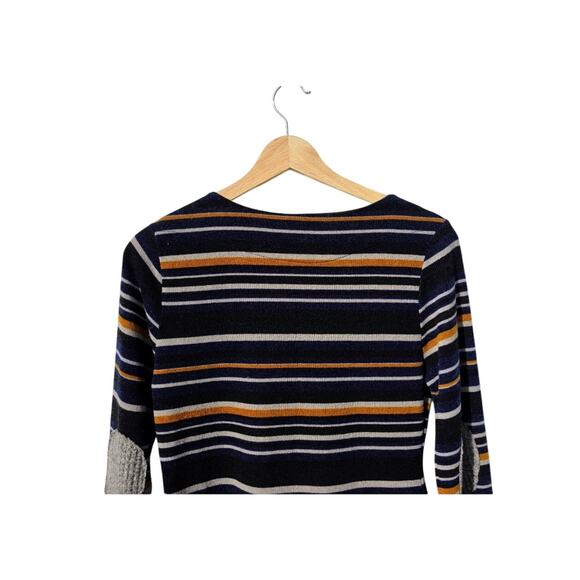 Monteau Striped Fitted Sweater Dress L - Picture 8 of 8